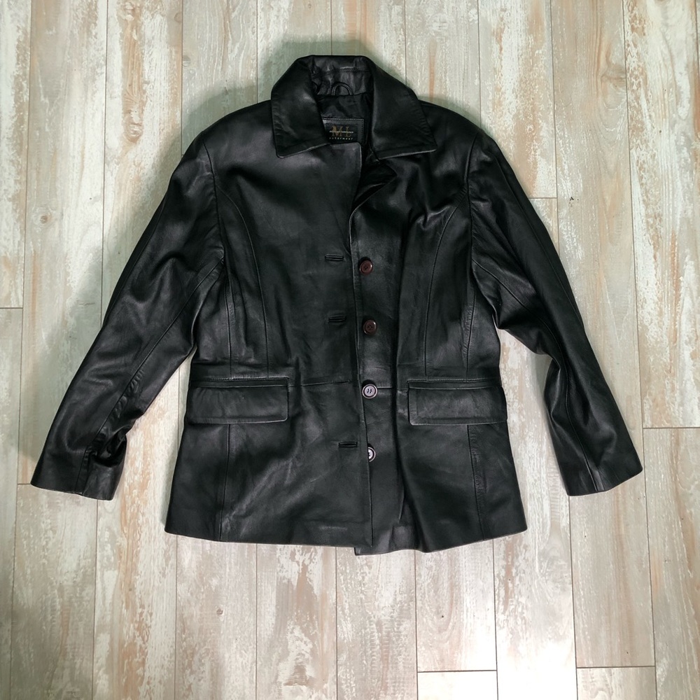 Michael Lawrence leather jacket